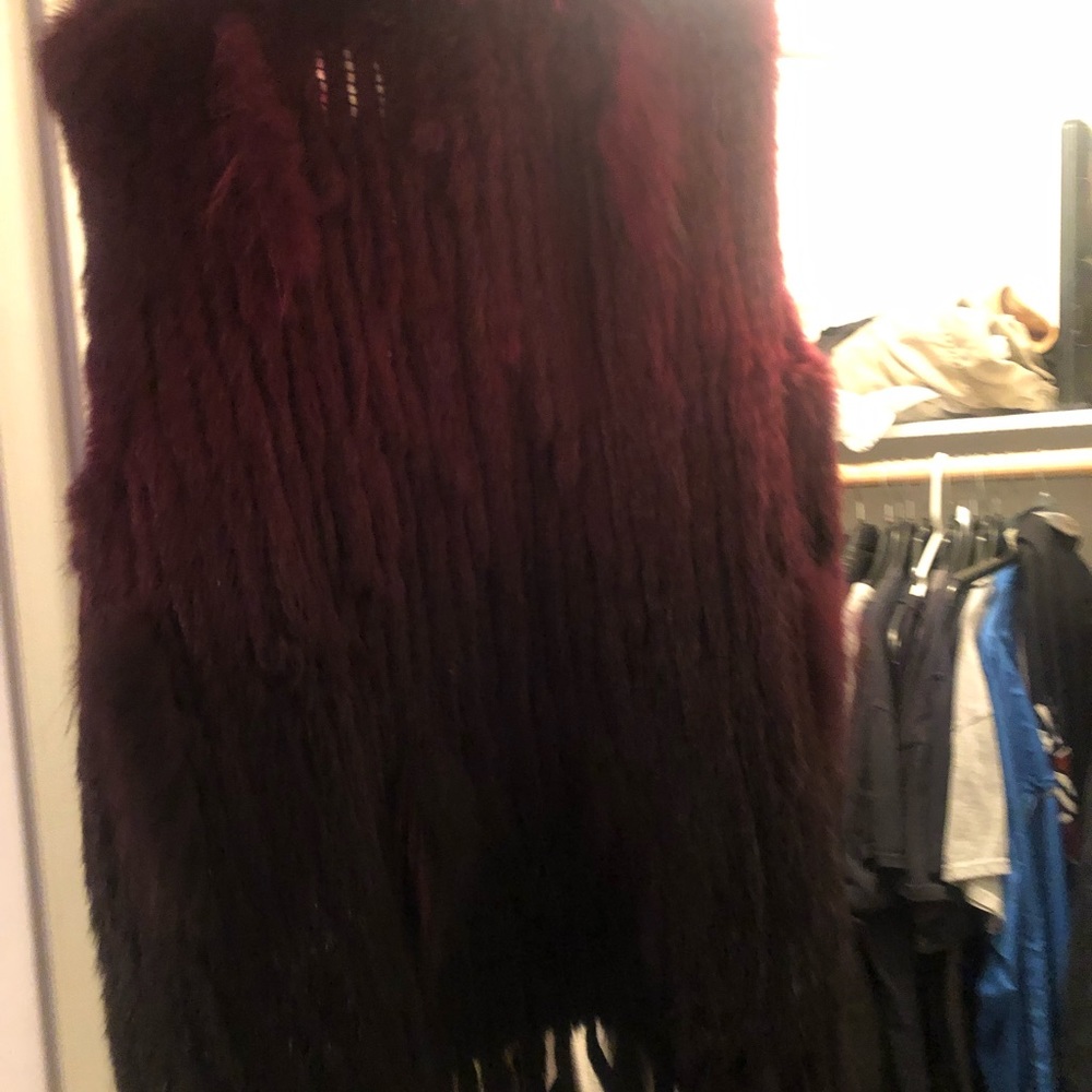 Real fur women’s vest